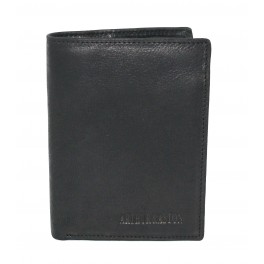 Portefeuille/porte-cartes en cuir gras ARTHUR & ASTON