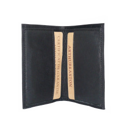 Porte-cartes en cuir gras ARTHUR&ASTON 