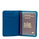 Etui à passeport + cartes de crédit façon drapeaux en cuir MYWALIT *