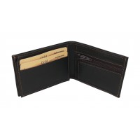 Mini portefeuille format carte de credit en cuir de vachette MP Nîmes