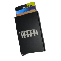 Etui porte-carte Alu automatique protection RFID