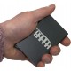 Etui porte-carte Alu automatique protection RFID