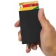 Etui porte-carte Alu automatique protection RFID