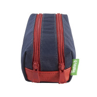 Trousse double scolaire Essentiel Navy TANN'S