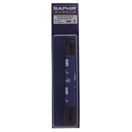 Lacet rond fin ciré 60 cm SAPHIR 246/60cm