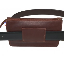 Pochette ceinture cuir porte-téléphone MP Nîmes