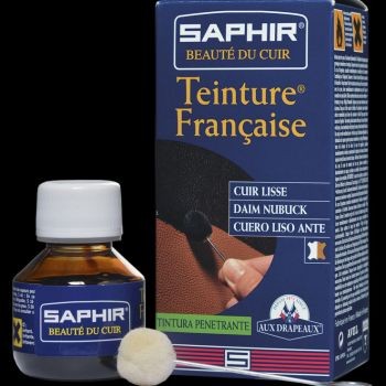 TEINTURE FRANCAISE Cuir Liquide Saphir (1 litre Noir Profond NOIR PROFOND  100) : : Mode