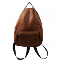 Sac à dos en cuir de vachette Baroudeur Jean-Louis FOURES