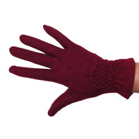 Gants dame laine smoké touch point taille unique GLOVE STORY 