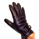 Gant homme sport avec patte pression en cuir GLOVE STORY 