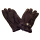 Gant homme sport avec patte pression en cuir GLOVE STORY 