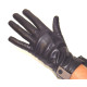 Gants dame touch cuir agneau bouton poignée GLOVE STORY 