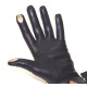 Gants dame touch cuir agneau bouton poignée GLOVE STORY 