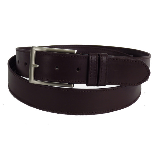 Ceinture porte-billets en cuir pleine fleur pour homme.