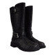 Bottes dame en cuir Black Top Antrac. NANNINI 