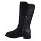 Bottes dame en cuir Black Top Antrac. NANNINI 